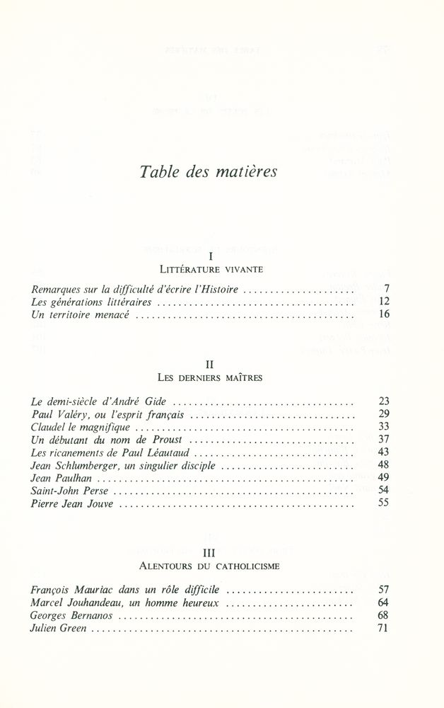 『HISTOIRE DE LA LITTERATURE FRANCAISE』 2