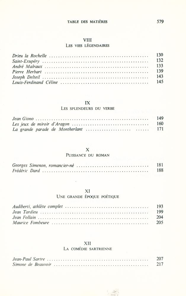 『HISTOIRE DE LA LITTERATURE FRANCAISE』 4