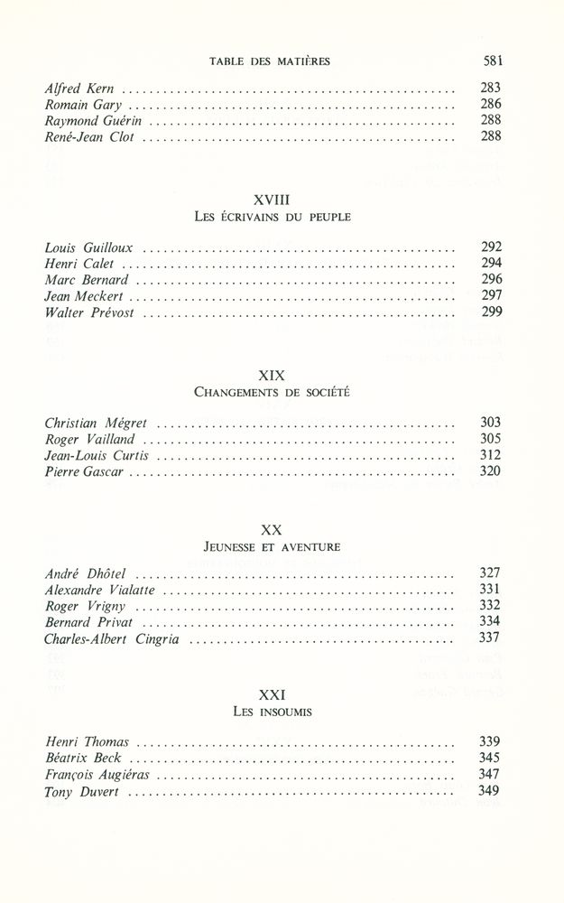 『HISTOIRE DE LA LITTERATURE FRANCAISE』 6