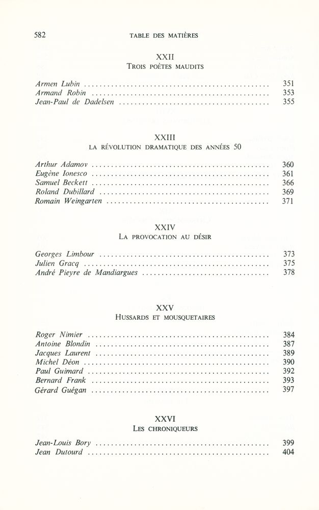 『HISTOIRE DE LA LITTERATURE FRANCAISE』 7
