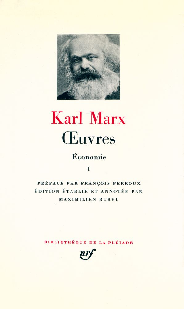 『Karl Marx ceuvres Economie 1』 1