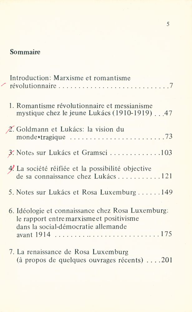 『Marxisme et romantisme révolutionnaire : essais sur Lukács et Rosa Luxemburg』 2