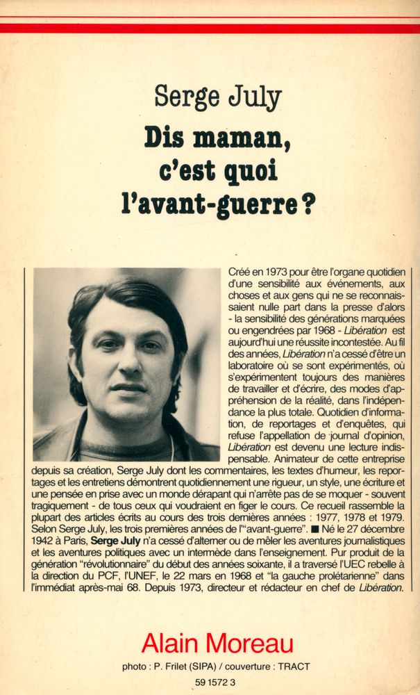 『Dis maman, c'est quoi l'avant - guerre ?』 5