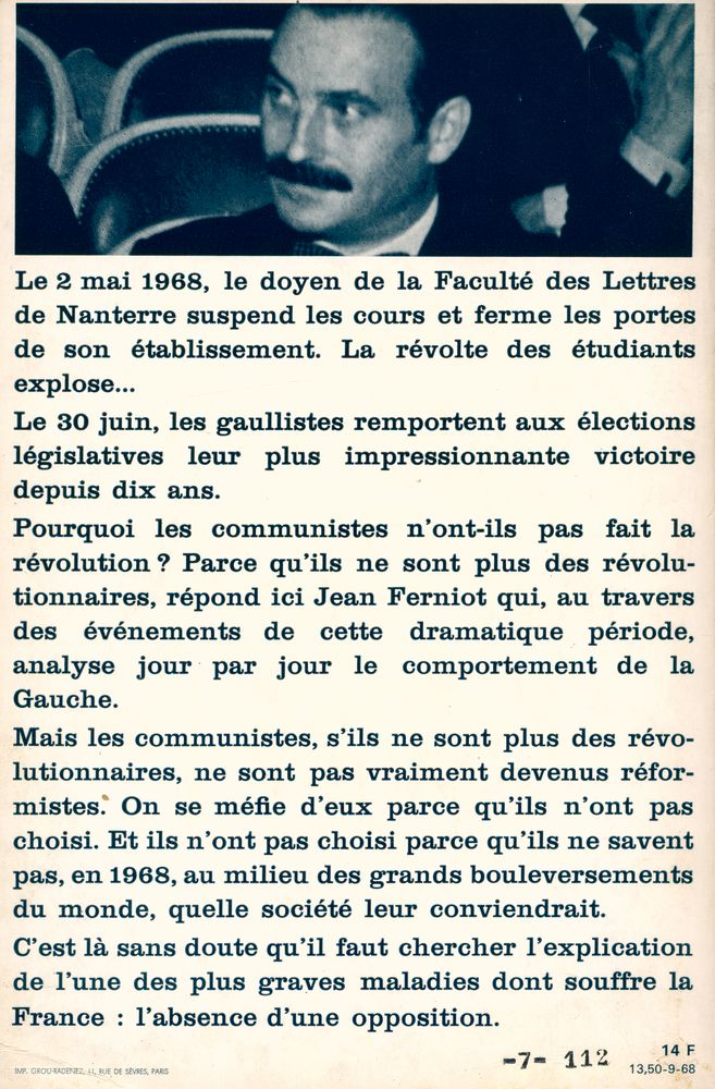 『Mort d'une révolution : la gauche de mai』 3
