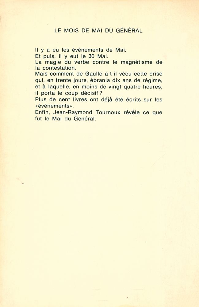 『Le mois de mai du General : livre blanc des evenements』 7