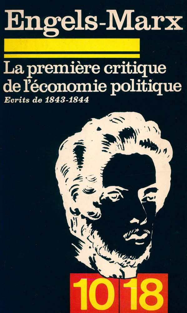 『La premiere critique de l'economie politique』 1
