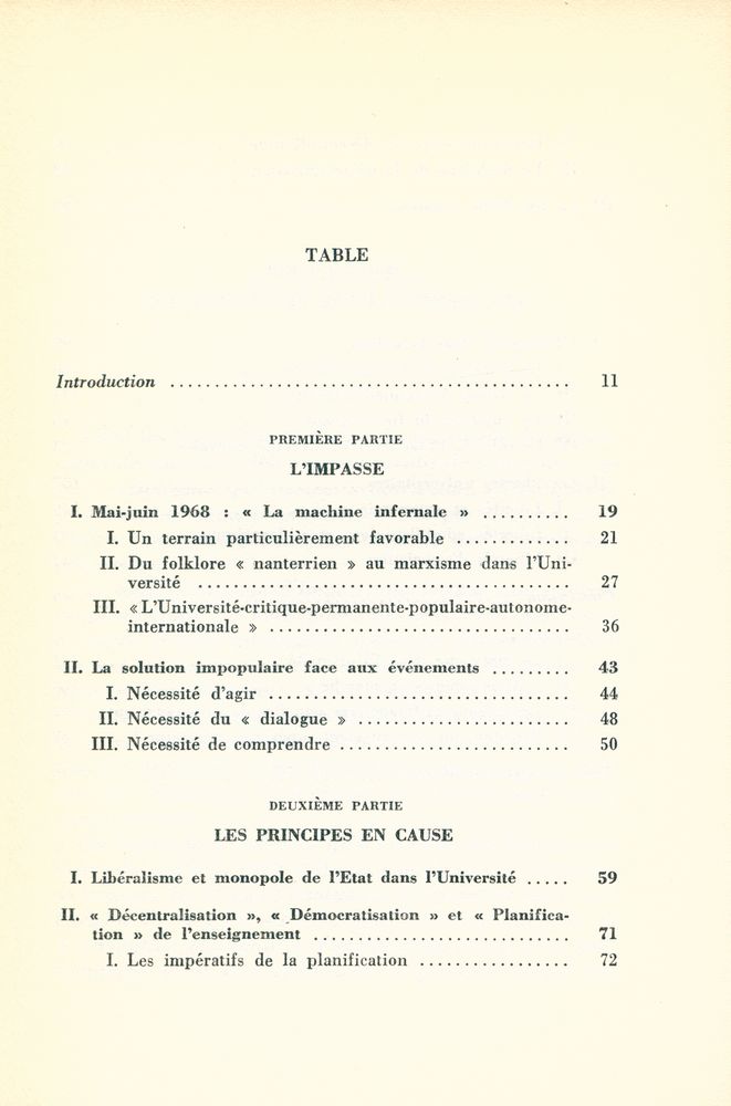 『Pour rebâtir l'université』 2