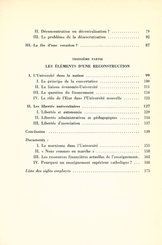 『Pour rebâtir l'université』 3