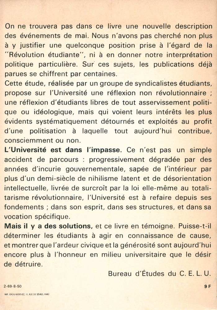 『Pour rebâtir l'université』 4