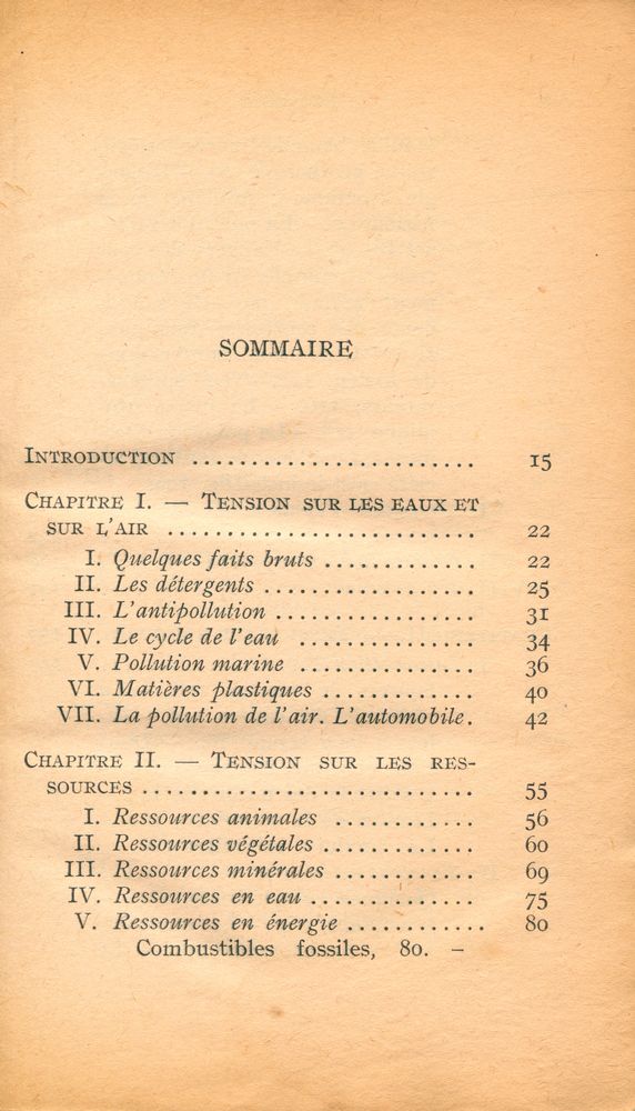 『Ecologie : detente ou cycle infernal』 2
