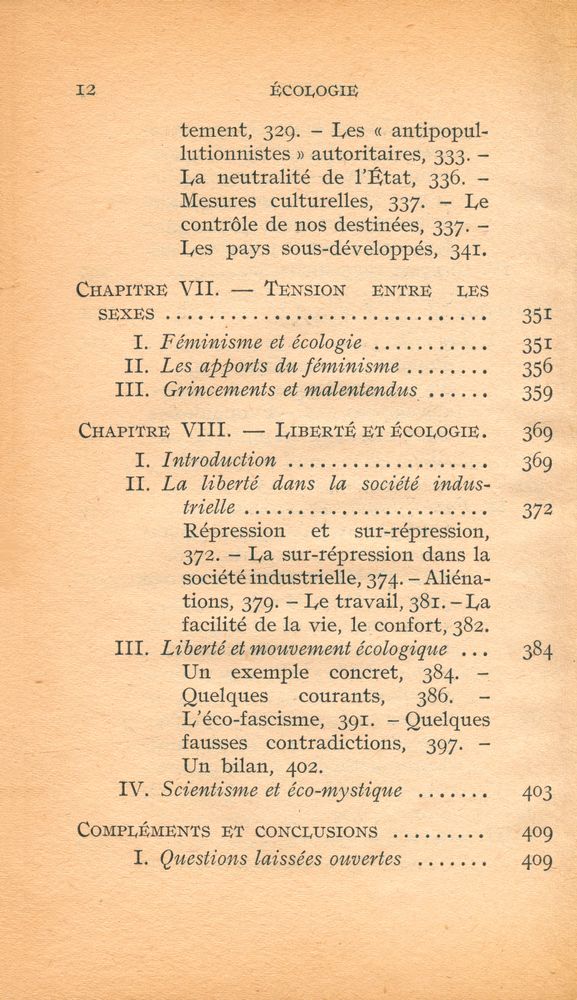 『Ecologie : detente ou cycle infernal』 7