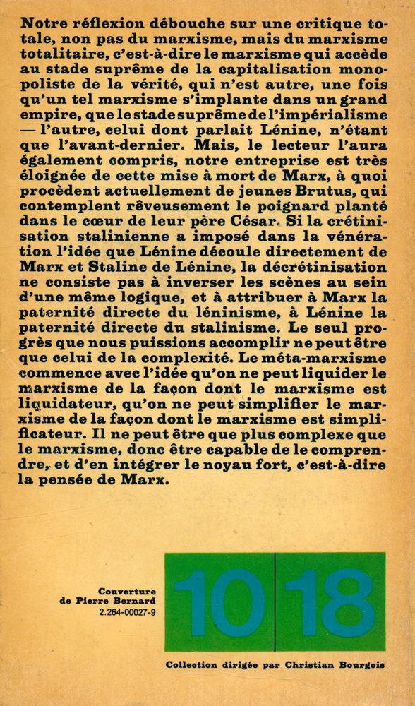 『Marxisme, révisionnisme, méta - marxisme』 4