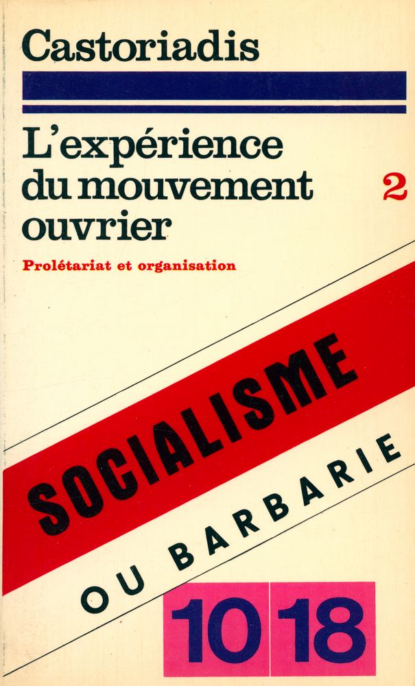 『L'expérience du mouvement ouvrier 2』 1