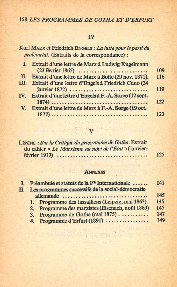 『Critique des programmes de Gotha et d'Erfurt』 3