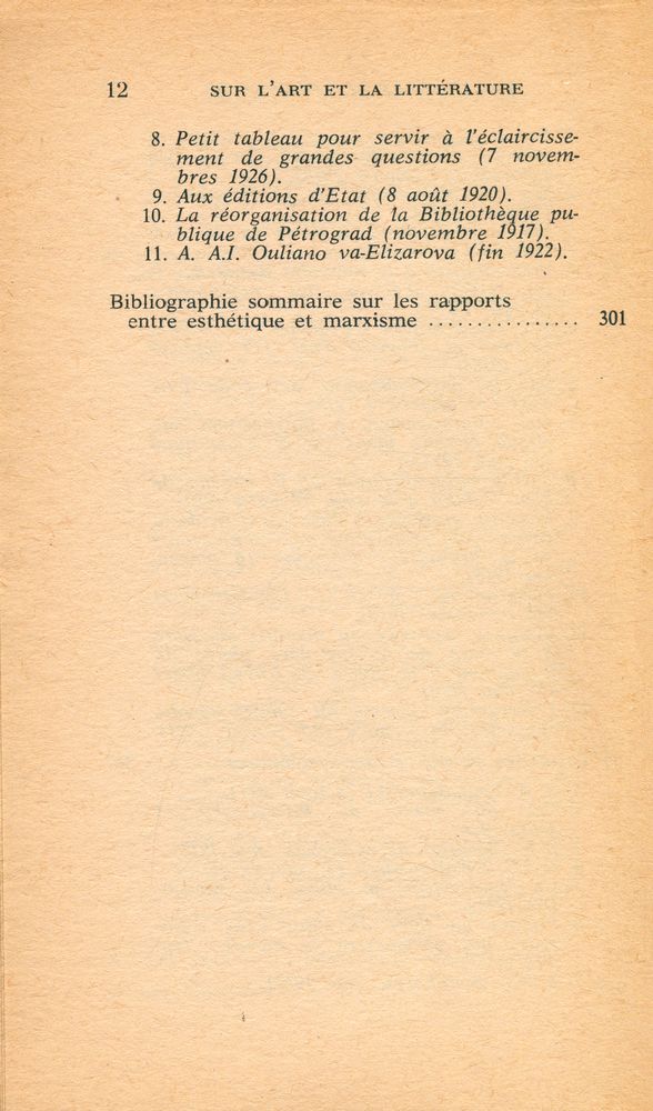 『Sur l'art et la litterature 3』 5