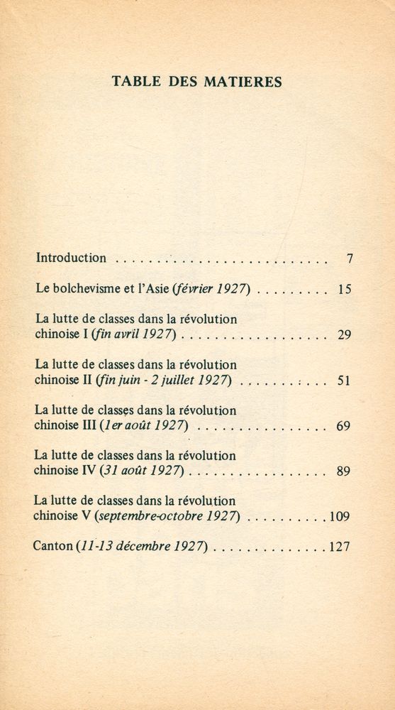 『la révolution chinoise』 2