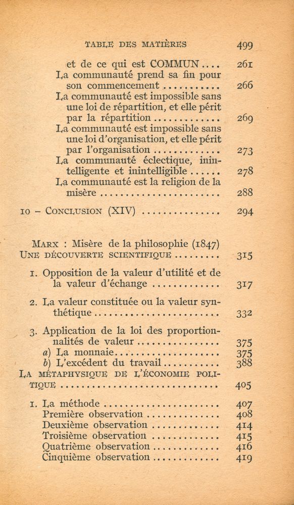 『Misère de la philosophie : Philosophie de la misère』 4
