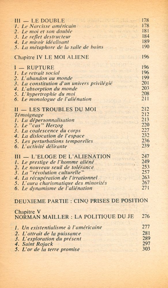 『L'aliénation dans le roman américain cantemporain 1』 4