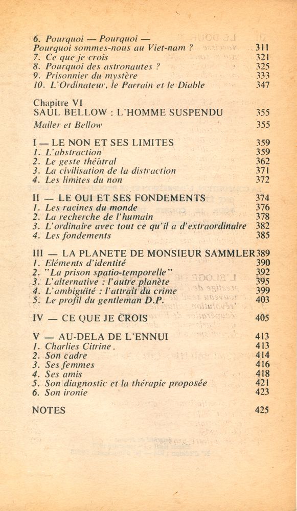 『L'aliénation dans le roman américain cantemporain 1』 5