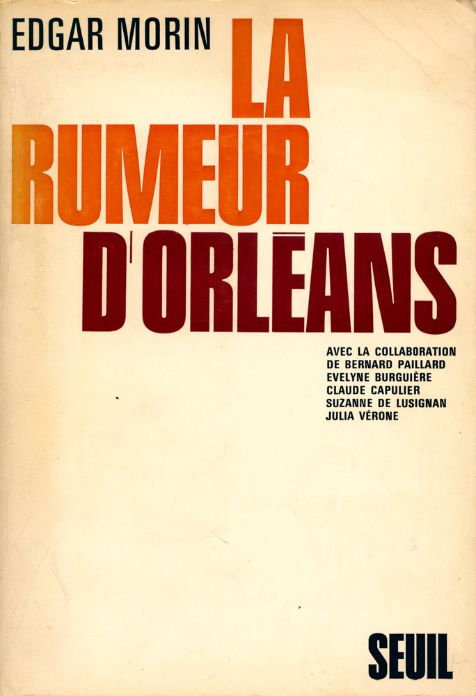 『LA RUMEUR D’ORLEANS』 1
