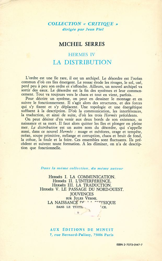 『La distribution』 3