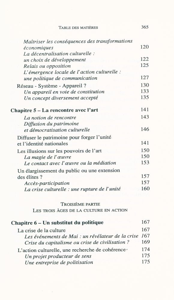 『La culture en action : DE Vilar à Lang : le sens perdu』 4
