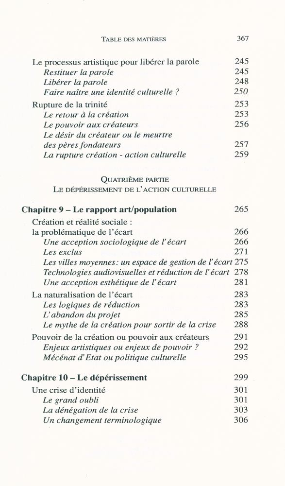 『La culture en action : DE Vilar à Lang : le sens perdu』 6