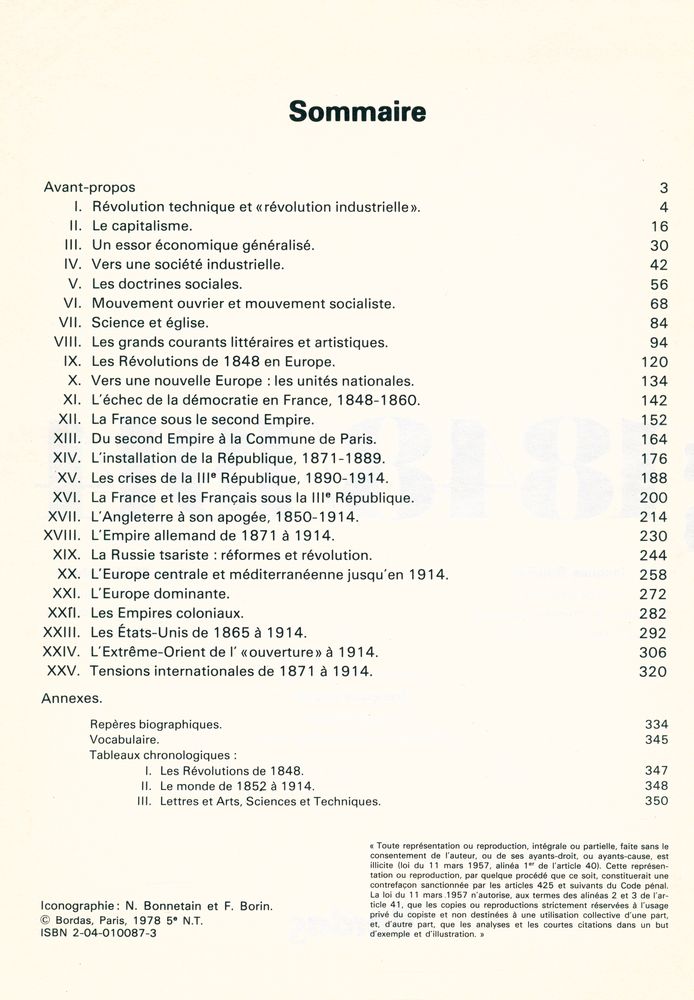 『1848/1914 HISTOIRE』 2