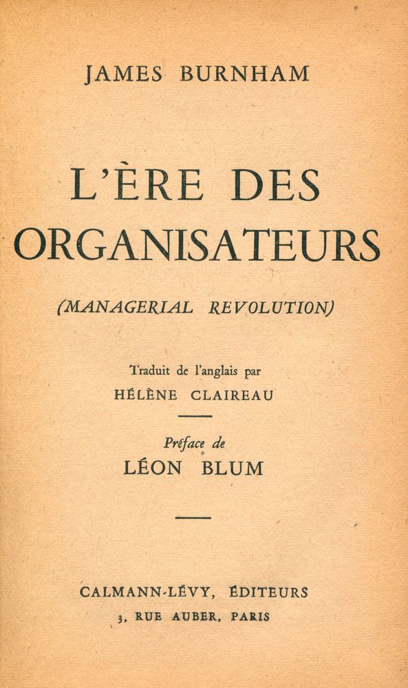 『L’ÈRE DES ORGANISATEURS』 1
