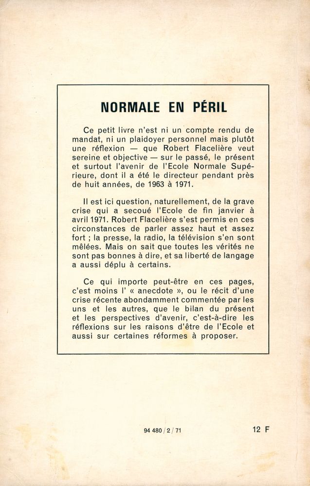 『Normale en péril』 3