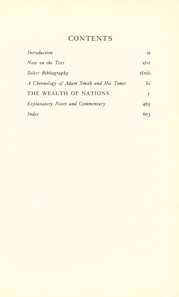 『An inquiry into the nature and causes of the wealth of nations』 2