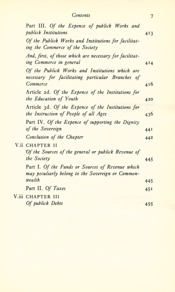 『An inquiry into the nature and causes of the wealth of nations』 7