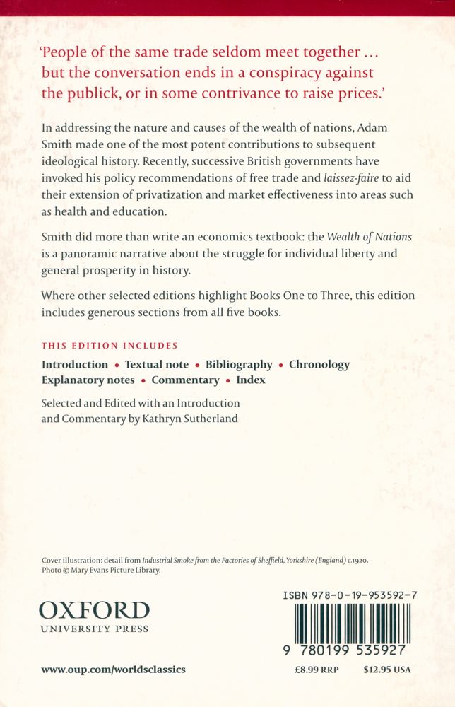 『An inquiry into the nature and causes of the wealth of nations』 8
