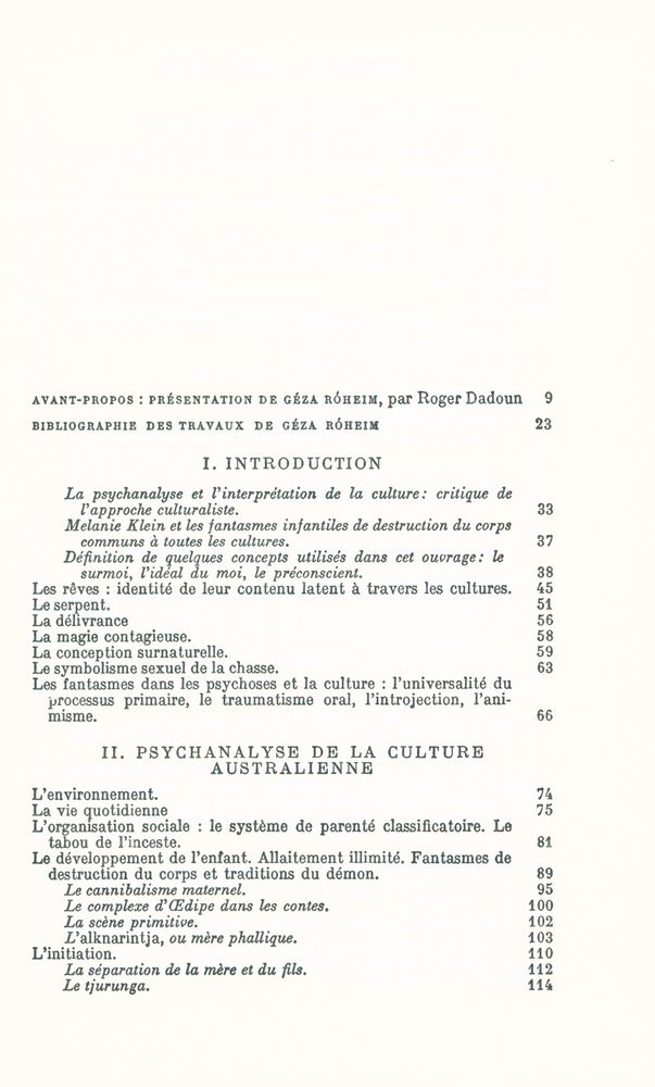 『psychanalyse et anthropologie』 2