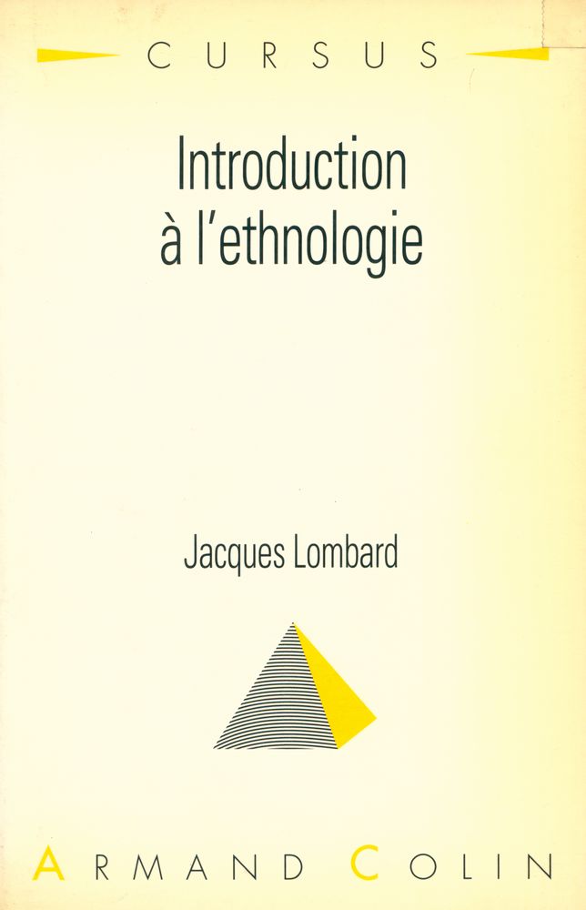 『Introduction à l'ethnologie』 1