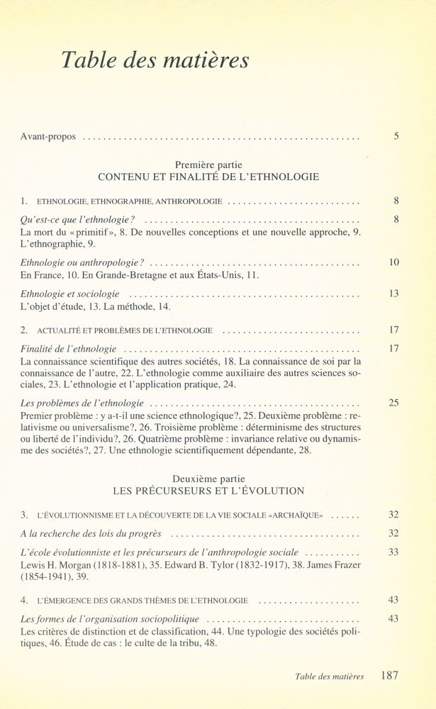 『Introduction à l'ethnologie』 2