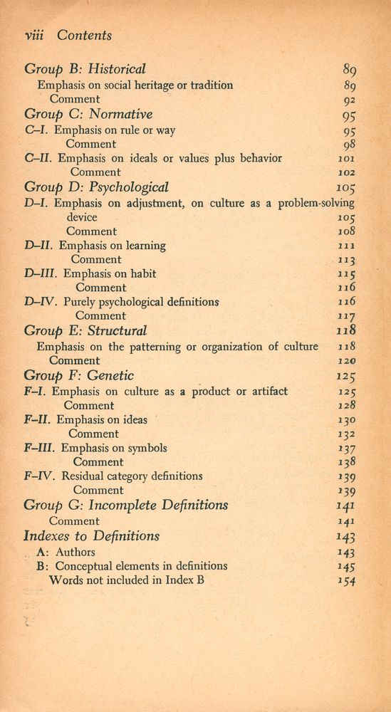『CULTURE : A Critical Review of Concepts and Definitions』 3