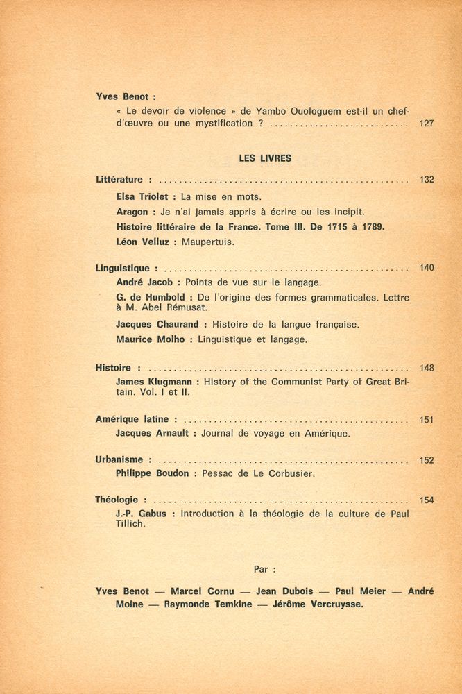 『LA PENSÉE』 N° 149 - FÉVRIER 1970 3