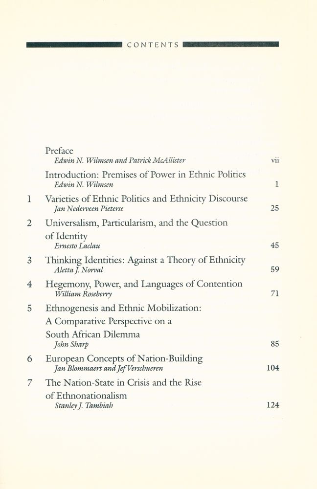 『The politics of difference : ethnic premises in a world of power』 2