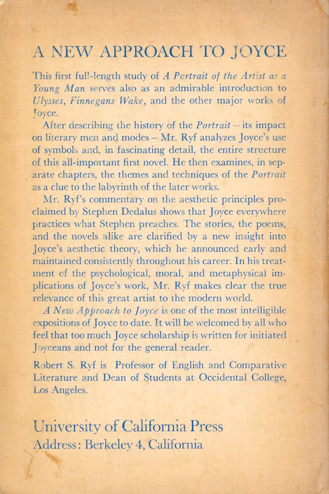 『A NEW APPROACH TO JOYCE : THE PORTRAIT OF THE ARTIST as a Guidebook』 3