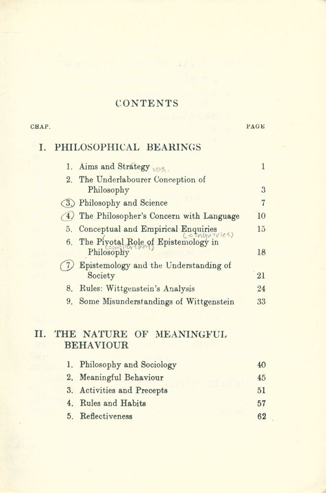 『Studies in Philosophical Psychology : The Idea of a Social Science and Its Relation to Philosophy』 2