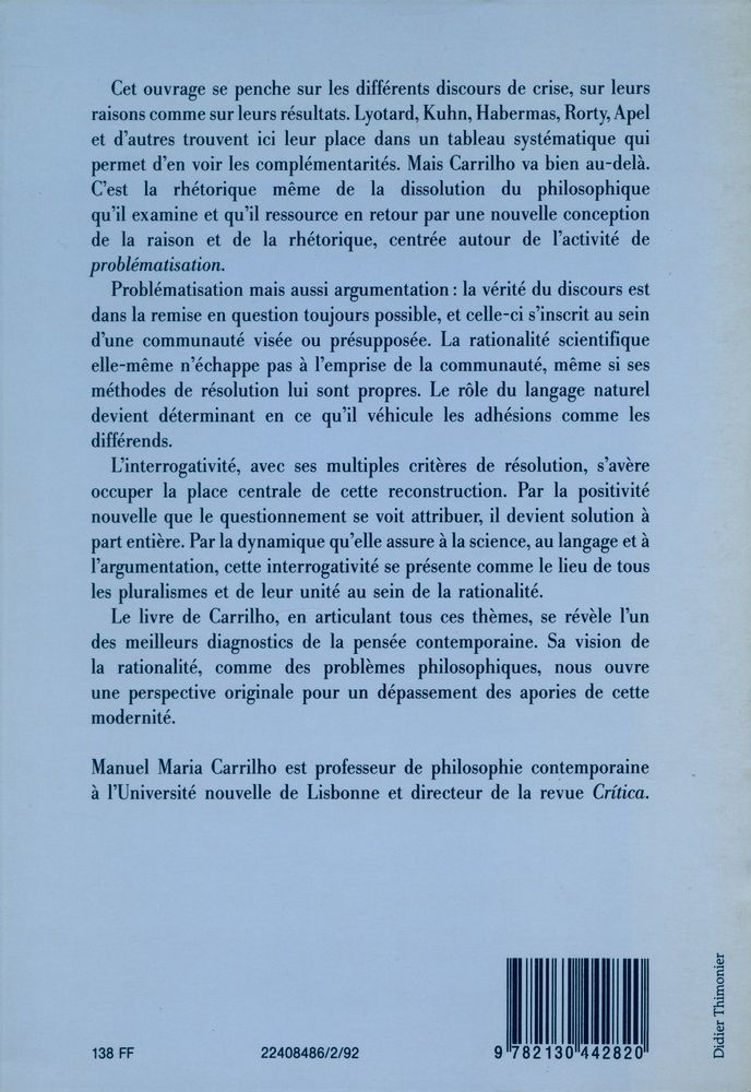 『Rhétoriques de la modernité』 4