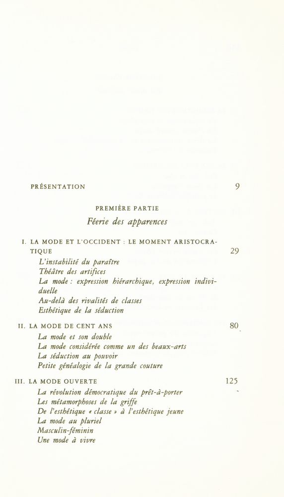『L'EMPIRE DE L'ÉPHÉMÈRE : LA MODE ET SON DESTIN DANS LES SOCIÉTÉS MODERNES』 2