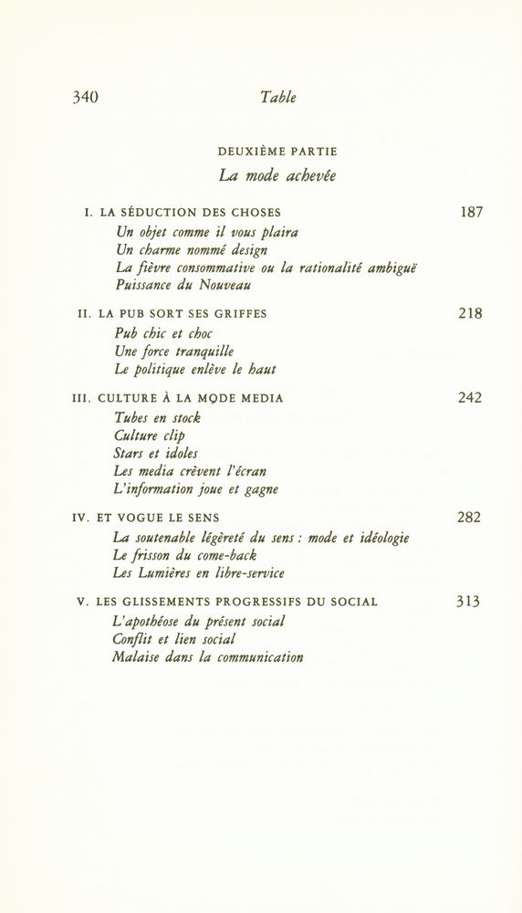 『L'EMPIRE DE L'ÉPHÉMÈRE : LA MODE ET SON DESTIN DANS LES SOCIÉTÉS MODERNES』 3