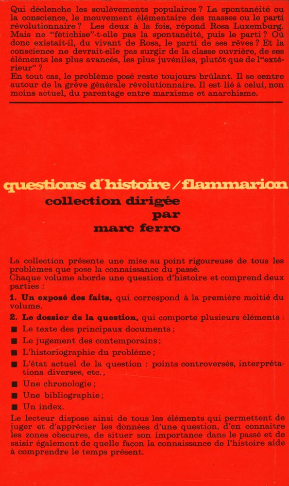 『rosa luxemburg et la spontanéité révolutionnaire』 5