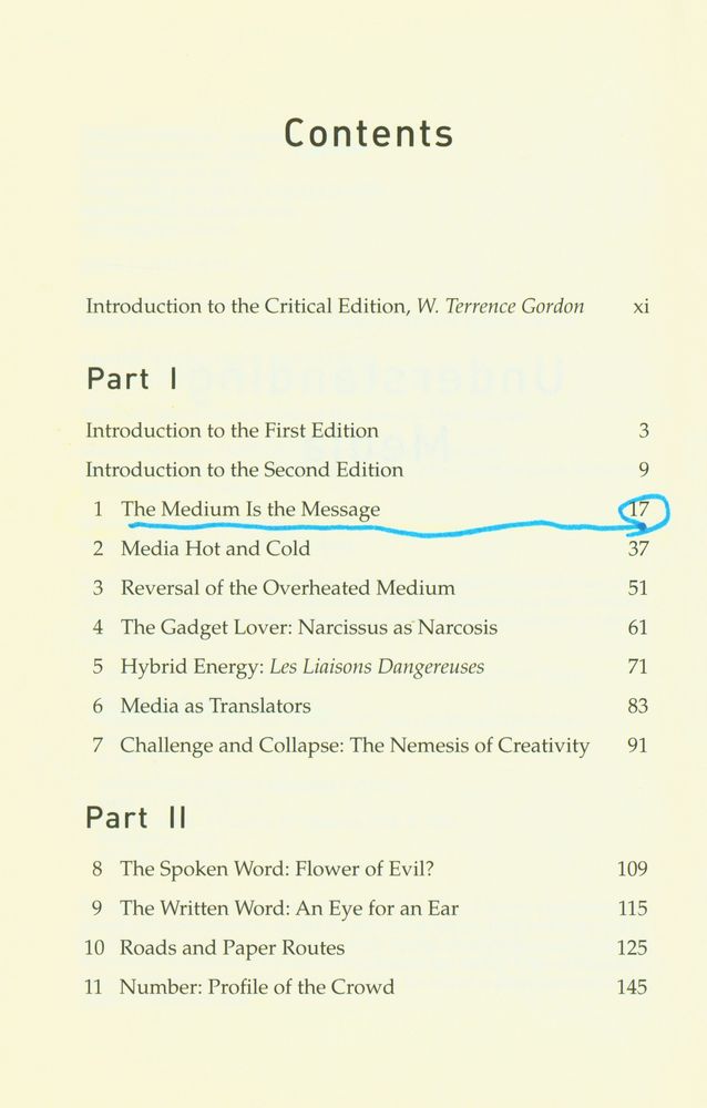 『Understanding Media : THE EXTENSIONS OF MAN』 2