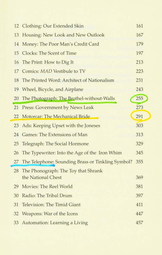 『Understanding Media : THE EXTENSIONS OF MAN』 3