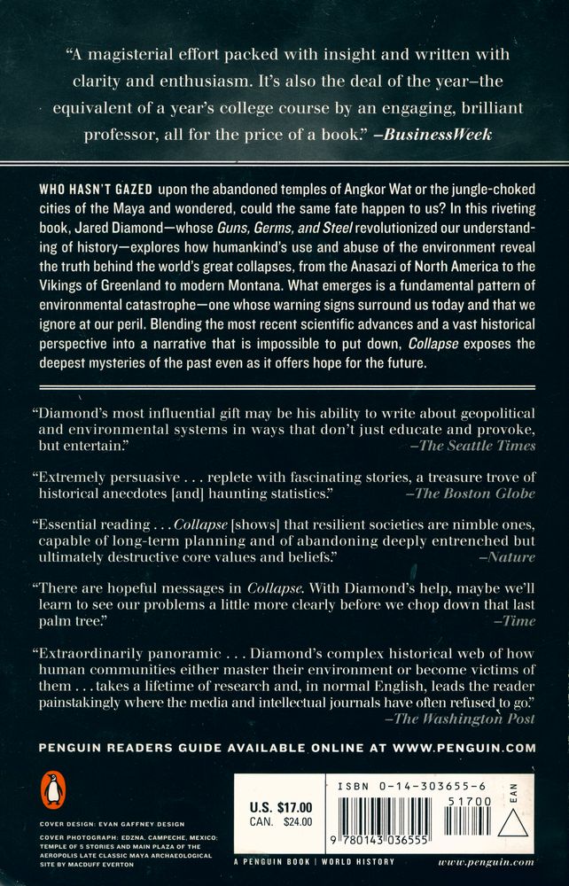 『Collapse : how societies choose to fail or succeed』 5