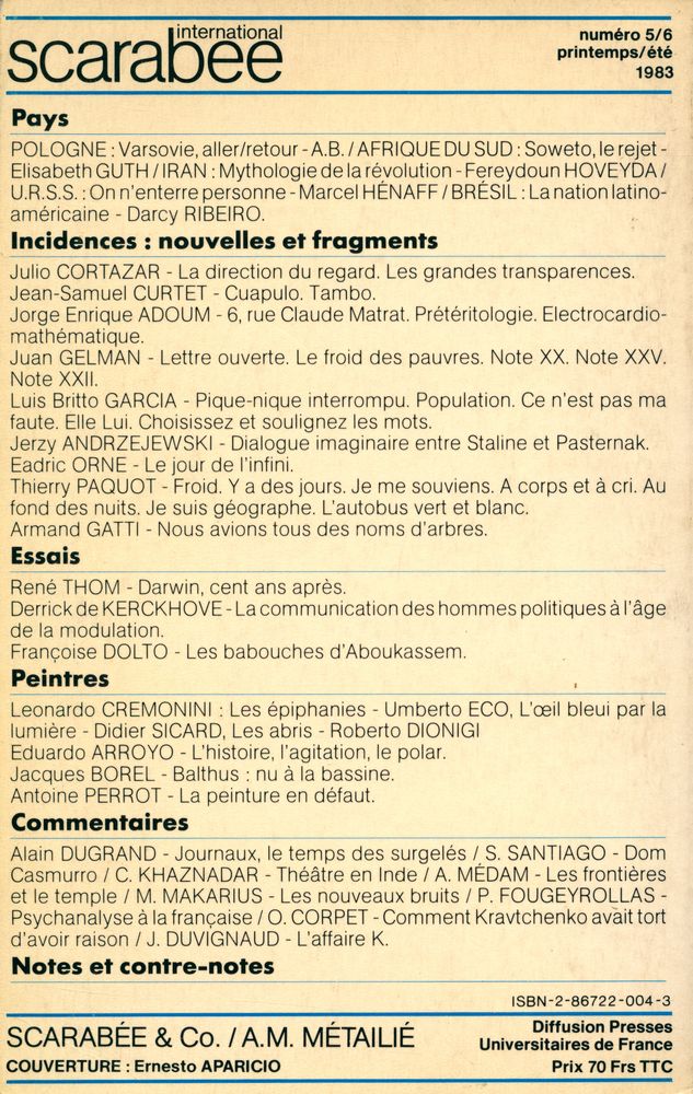 『SCARABÉE International』 5/6 3