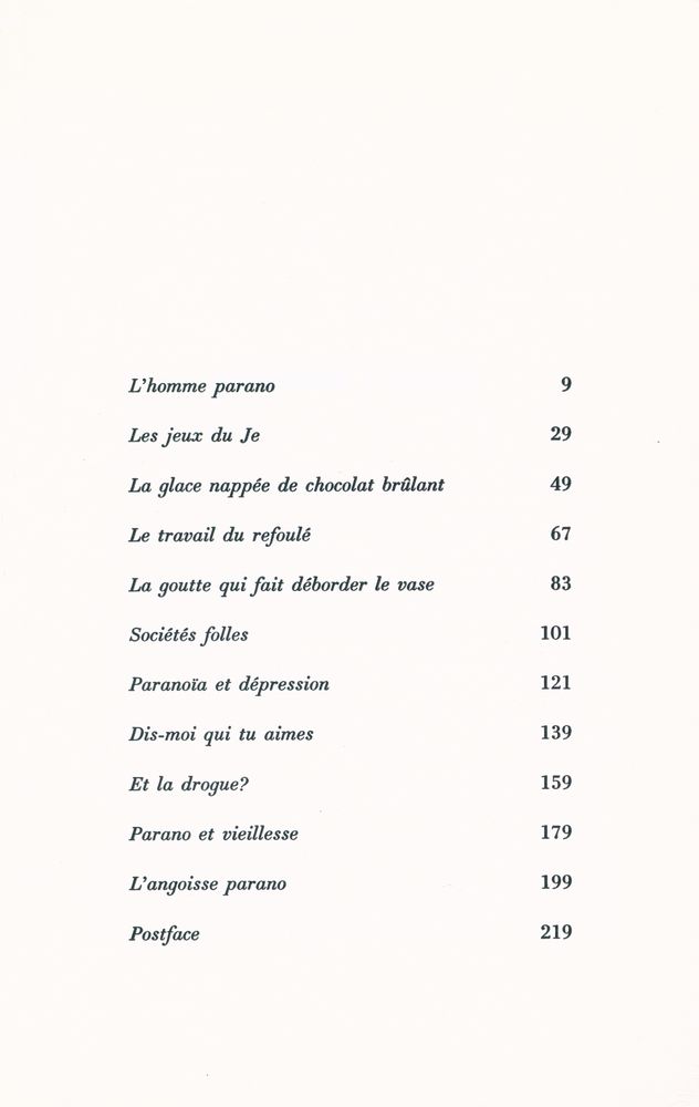 『L'HOMME PARANO』 2
